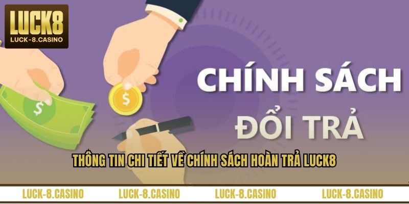 Thông tin chi tiết về chính sách hoàn trả LUCK8