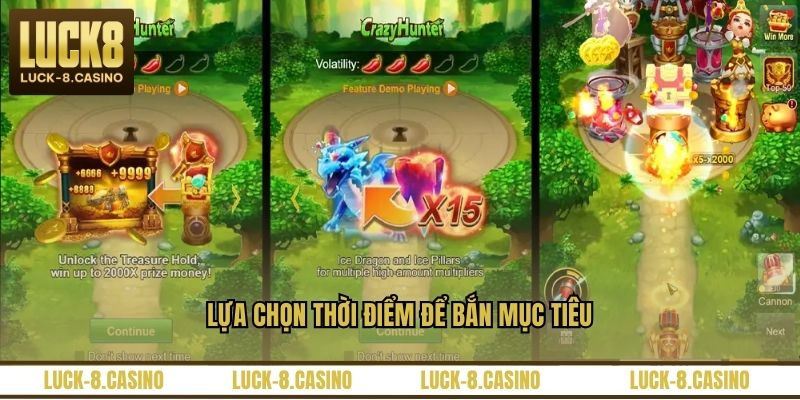 Lựa chọn thời điểm để bắn mục tiêu