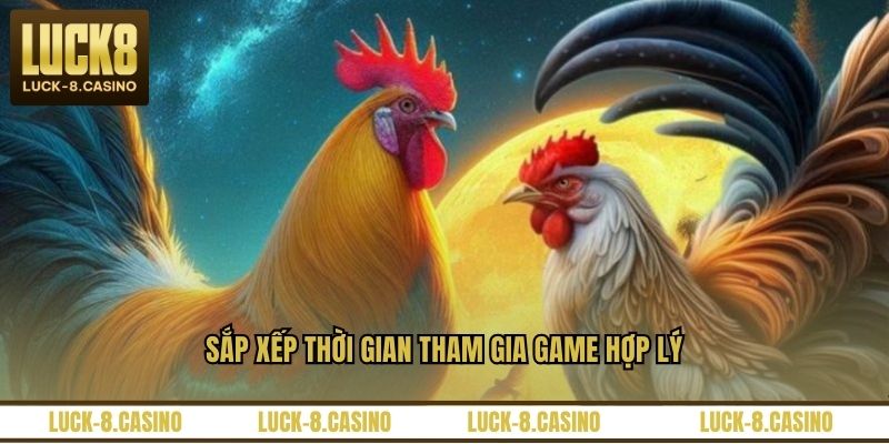 Sắp xếp thời gian tham gia game hợp lý