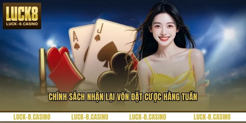 Chính sách nhận lại vốn đặt cược hàng tuần