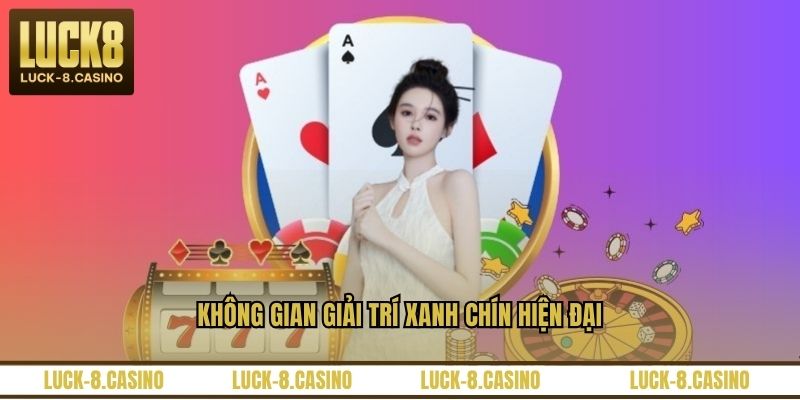 Không gian giải trí xanh chín hiện đại Không gian giải trí xanh chín hiện đại